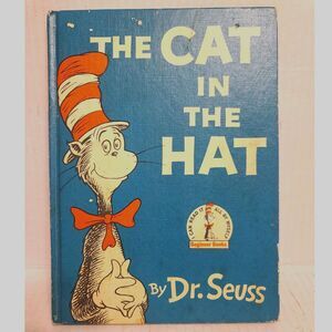 Dr. Seuss Original 1st edition 1957 "The Cat in the Hat"  Beginner Book Vintage